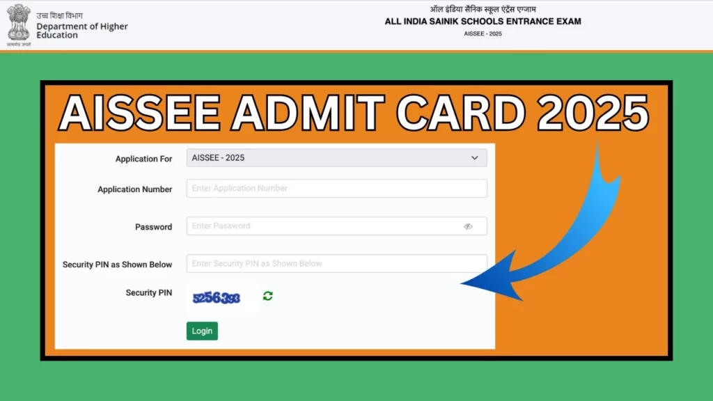 AISSEE ADMIT CARD 2025